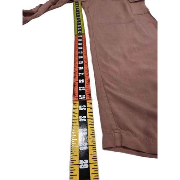 Anthropologie Travel Pants Flowy Clay/Mauve, 4 Pocket Sadie & Sage Sz S - Picture 5 of 5